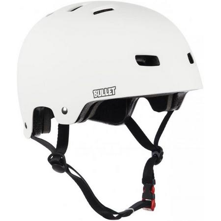 Bullet Deluxe Helmet T35 adult wit veiligheidshelm