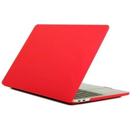 By Qubix - MacBook Pro Touchbar 13 inch case - 2020 model A2251 / A2289 - Rood
