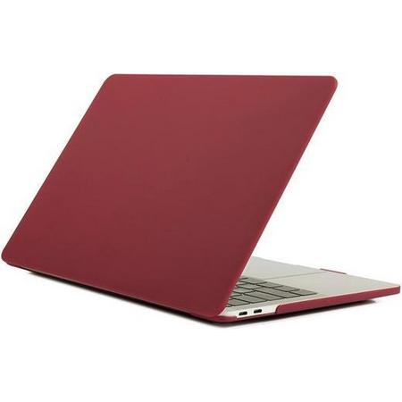 By Qubix - MacBook Pro Touchbar 13 inch case - 2020 model A2251 / A2289 - Wijnrood - MacBook Case
