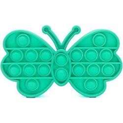 By Qubix - Pop it fidget toy - Vlinder - Groen - fidget toy van hoge kwaliteit!