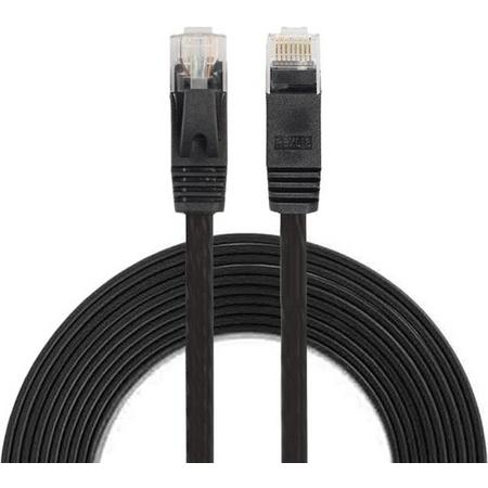 Internetkabel van By Qubix - 3 meter - zwart - CAT6 ethernet kabel - RJ45 UTP kabel met snelheid van 1000Mbps - Netwerk kabel inclusief garantie!