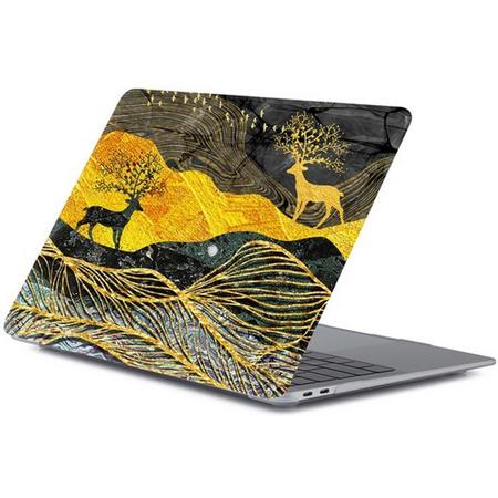 MacBook case van By Qubix - Geschikt voor MacBook Air 13 inch case 2018 - Kleur: Dieren abstract (A1932, touch id versie)