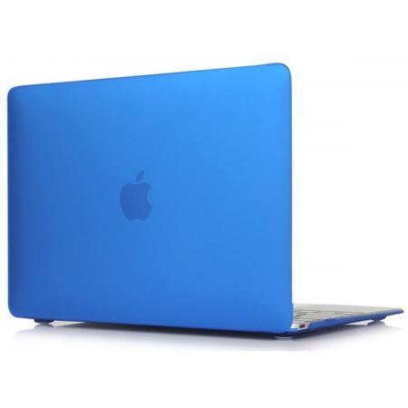 Macbook case van By Qubix - Air 13.3” - 2018, touch id versie - Donker blauw - Alleen geschikt voor de MacBook Air 13 inch (Model nummer: A1932) - Bescherm uw MacBook in stijl!