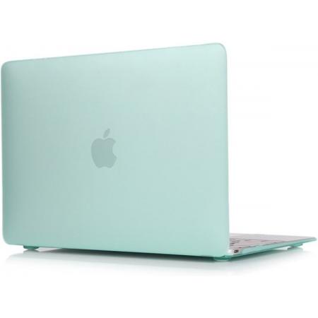 Macbook case van By Qubix - Air 13.3” - 2018, touch id versie - Groen - Alleen geschikt voor de MacBook Air 13 inch (Model nummer: A1932) - Bescherm uw MacBook in stijl!