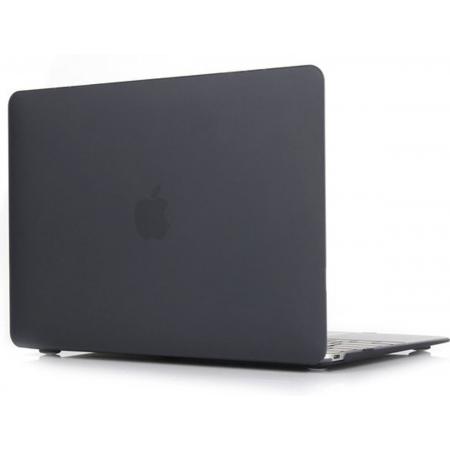 Macbook case van By Qubix - Air 13.3” - 2018, touch id versie - Zwart - Alleen geschikt voor de MacBook Air 13 inch (Model nummer: A1932) - Bescherm uw MacBook in stijl!