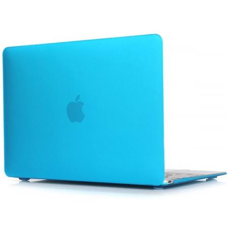 Macbook case van By Qubix - Air 13.3” - 2018, touch id versie - licht blauw - Alleen geschikt voor de MacBook Air 13 inch (Model nummer: A1932) - Bescherm uw MacBook in stijl!