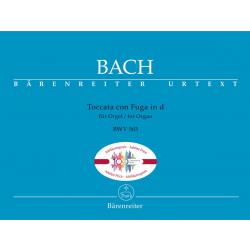 Bärenreiter Bach: Toccata con Fuga in d BWV 565 - Bladmuziek voor toetsinstrumenten
