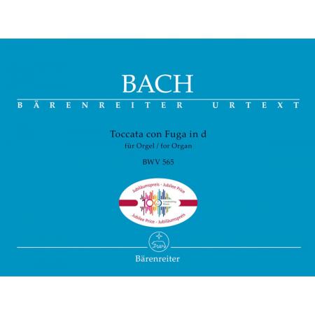 Bärenreiter Bach: Toccata con Fuga in d BWV 565 - Bladmuziek voor toetsinstrumenten