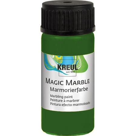 KREUL Groene Magic Marble Marmer effect verf - 20ml marble effect verf voor eindeloze toepassingen zoals toepassingen, van achtergronden van schilderijen tot gitaren