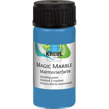 KREUL Lichtblauwe Magic Marble Marmer effect verf - 20ml marble effect verf voor eindeloze toepassingen zoals toepassingen, van achtergronden van schilderijen tot gitaren