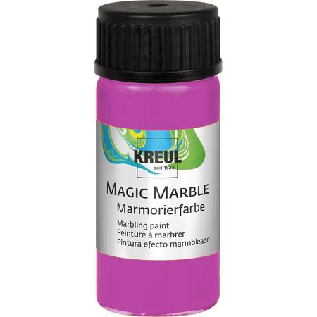 KREUL Magenta Magic Marble Marmer effect verf - 20ml marble effect verf voor eindeloze toepassingen zoals toepassingen, van achtergronden van schilderijen tot gitaren