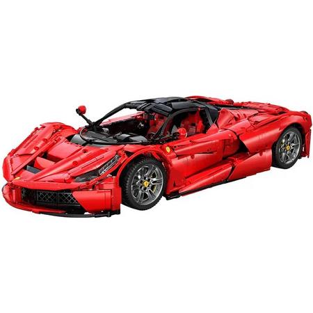Cada-C61505W- La Ferrari-Hypercar-Bouwset-4739 Bouwstenen-Mooie full colour verpakking-Kado Tip-Giftbox-(Let op geen LEGO wel 100% compatible)