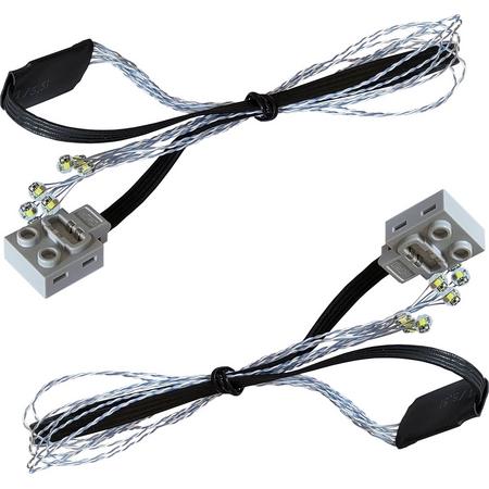Cada JV3046 8-LED Verlichtingsset / Light Set (twee stuks) - Compatibel met de bekende merken - Motoren, accu, afstandsbediening
