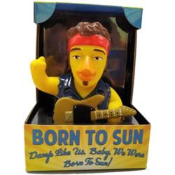 CelebriDucks BORN TO SUN Duck   Badeendje  Bruce Springsteen  Damp like us. Baby, we were born to sun!