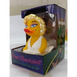 CelebriDucks Pond Bombshell CelebriDuck Blond Rubber Duck Marilyn MONROE Nieuw model 2017  11cm  bekendste badeendjes merk uit de USA