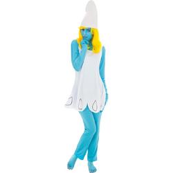 CHAKS - Smurfin kostuum voor volwassenen - M - Volwassenen kostuums
