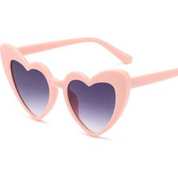 Zonnebril - Hartjesbril - Roze bril - Hartshaped sunglasses - Hartjes zonnebril - Festivalbril - Partybril - Feestbril - Hippe bril
