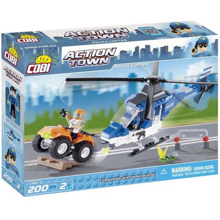 Cobi - Action Town 1563 - Politie Helicopter