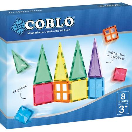 COBLO Basis - 8 stuks - Magnetische bouwblokken - Magnetisch speelgoed - Kinderspeelgoed