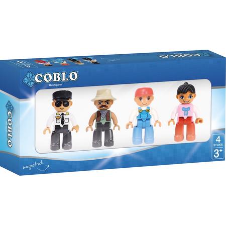 COBLO Uitbreidingsset - Magnetische mini figuren - 4 onderdelen - Magnetisch speelgoed