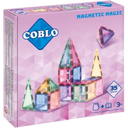 Coblo Pastel - 35 stuks - Magnetisch speelgoed