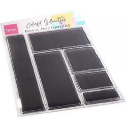 Marianne Design - Clear stamps Colorful silhouette Basic rectangles