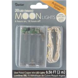 Moon lights led 20 warm white with timer