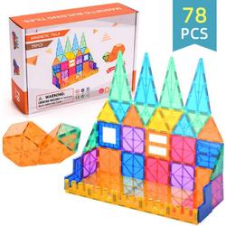 Magnetische Speelgoed - Voordeelset 78 Stuks - Magnetisch Speelgoed - Veilig Voor Kinderen - Magna Tiles - Magnetisch Speelgoed - Extra Groot Magnetisch Speelgoed