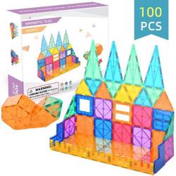 Magnetische Speelgoed - Voordeelverpakking 100 Stuks - Magnetisch Speelgoed - Veilig Voor Kinderen - Magnetisch Speelgoed - Extra Groot Magnetisch Speelgoed
