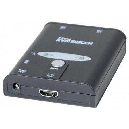CUC Exertis Connect MUH2125E HDMI USB Zwart kabeladapter/verloopstukje