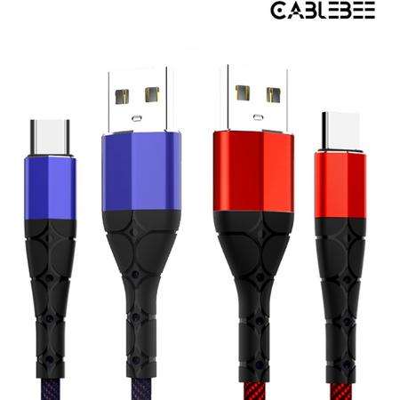 2 pack Cablebee Nintendo Switch / Switch Lite USB oplader / oplaadkabel 1 meter