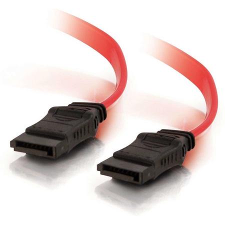 C2G 0.5m 7-pin SATA Cable SATA-kabel 0,5 m Rood SATA 7-pin