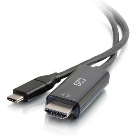 C2G 82381 0.9m USB C HDMI Type A (Standard) Zwart video kabel adapter