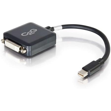 C2G 84311 0.2m Mini DisplayPort DVI-D Zwart video kabel adapter