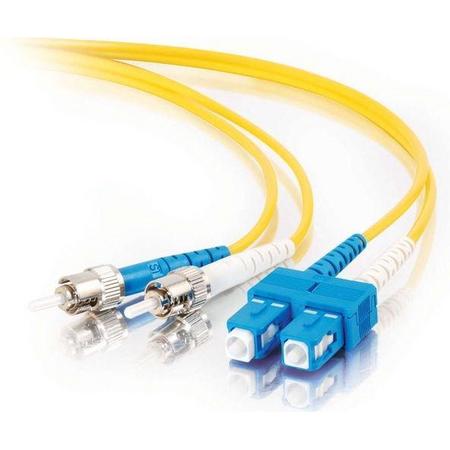 C2G 85585 Glasvezel kabel 30 m OFNR SC ST Geel