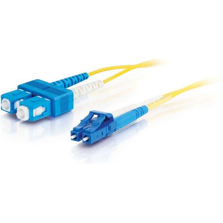 C2G 85591 10m LC SC Geel Glasvezel kabel