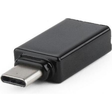 Cablexpert USB-C (m) - USB-A (v) adapter - compact - USB3.0 / zwart