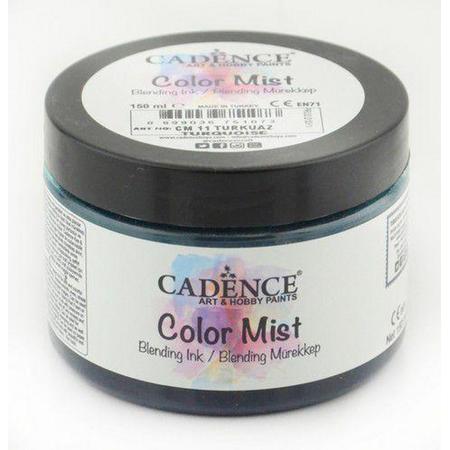 Cadence Color Mist Bending Inkt verf Turqouise 01 073 0011 0150  150 ml