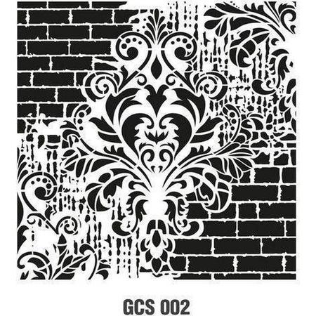 Cadence Mask Stencil GCS - Grunch ornament 2 03 026 0002 45X45cm (07-20)