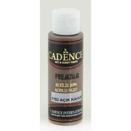 Cadence Premium acrylverf (semi mat) Lichtbruin 01 003 1153 0070  70 ml