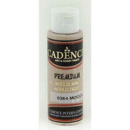 Cadence Premium acrylverf (semi mat) Mocca 01 003 0364 0070  70 ml