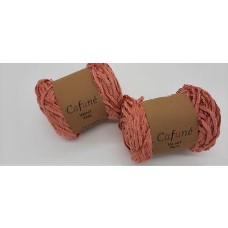 Cafune -  Velvet - Terracotta - 4 mm - Breien - Haken - Weven - per paar
