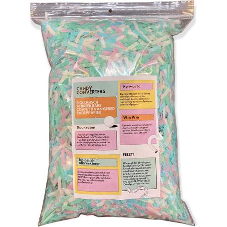 Biologisch afbreekbare confetti van Candy Converters - afbreekbaar - circulair - duurzaam