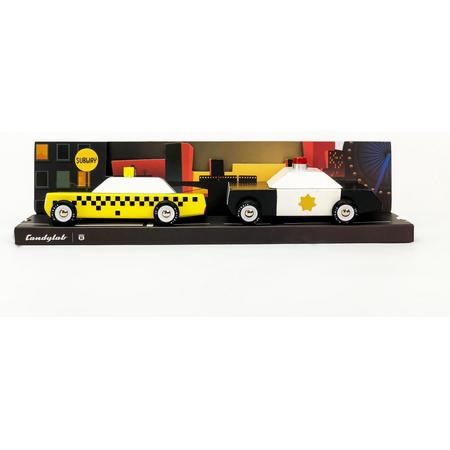 Candylab - Houten Design Speelgoedauto - Mini City Set
