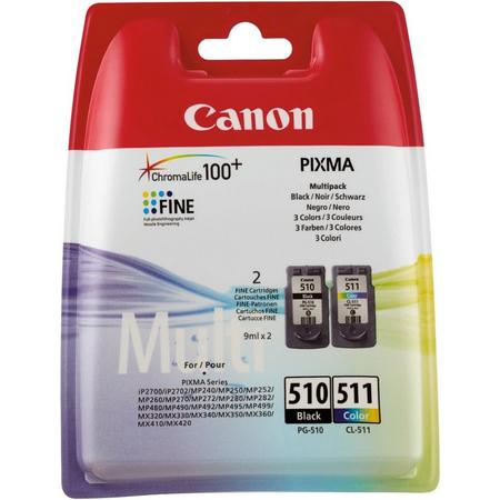 Canon PG-510/CL-511 - Inktcartridge / Zwart / Kleur