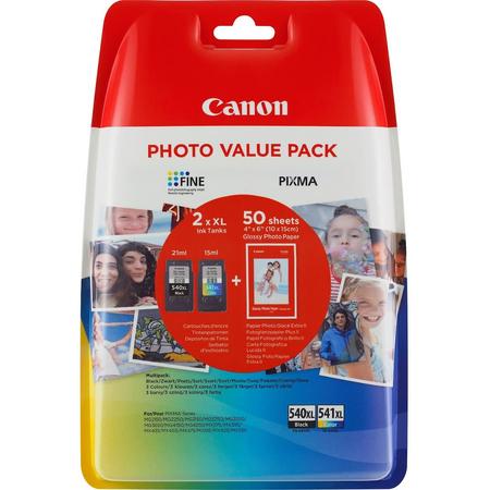 Canon PG-540XL/CL541XL - XL Inktcartridge / Zwart / Kleur