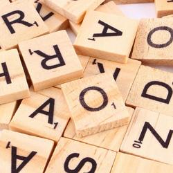 200 Letters hout - Alfabet - Scrabble - woorden leren - Kids - Kruiswoord