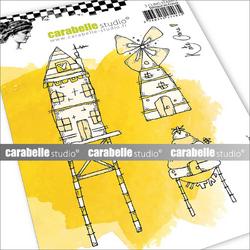 Carabelle Studio Cling Stamp A6 Dwellings