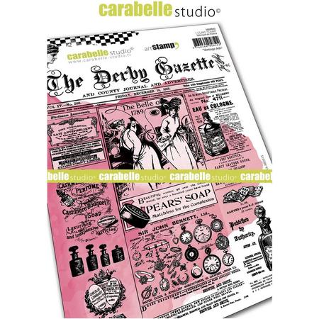 Carabelle Studio - Cling Stamp Vintage Advertenties