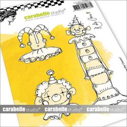 Carabelle Studio Cling Stamp A6 Here Come The Clowns By K
